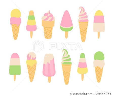Ice cream set Ice cream set 79445033