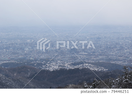 Kyoto city area from Tousendai parking lot 79446251