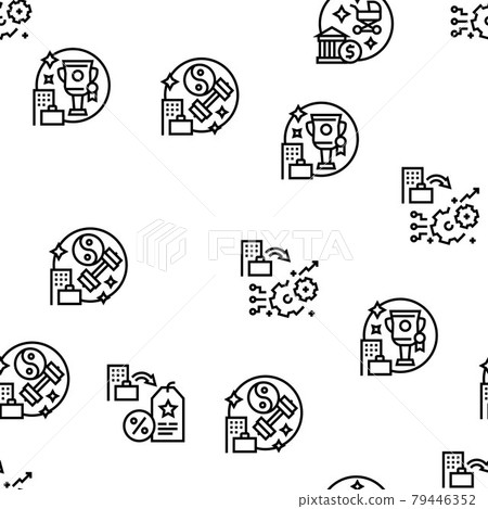 Benefits For Business Vector Seamless Pattern Benefits For Business Vector Seamless Pattern 79446352