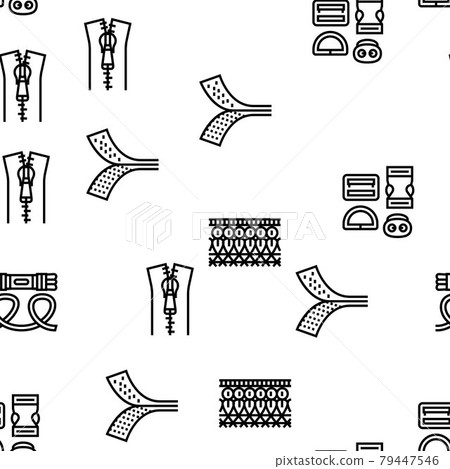 Drapery Shop Sale Vector Seamless Pattern 79447546