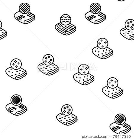 Drapery Shop Sale Vector Seamless Pattern Drapery Shop Sale Vector Seamless Pattern 79447550