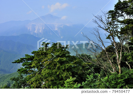 Mt. Buko seen from the summit of Mt. Hinata in Oku Musashi 79450477