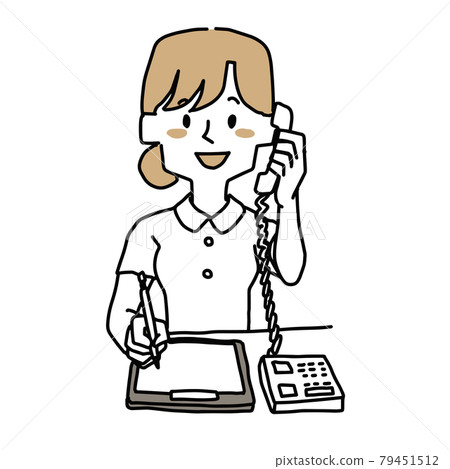 接電話的護士 接電話的護士 79451512