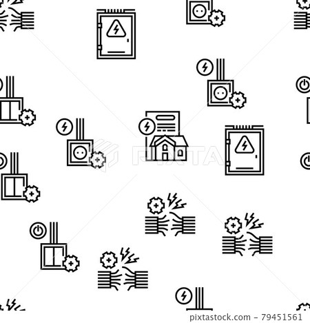 Electrical Installation Tool Icons Set Vector 79451561