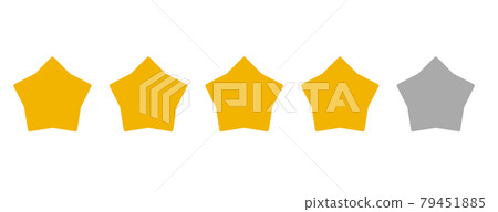 Rating Icon. Flat style vector EPS. 79451885