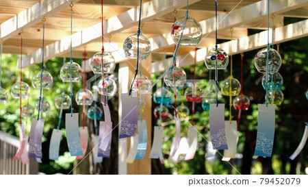 A cool wind chime in the precincts of Kamedahachimangu, Hakodate A cool wind chime in the precincts of Kamedahachimangu, Hakodate 79452079