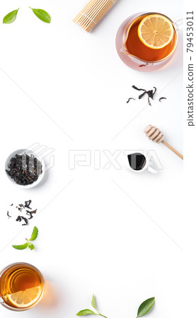 紅茶 檸檬 蜂蜜 頂視圖 薄荷 honey lemon black tea レーモンこうちゃん 79453011