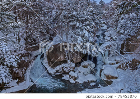 Oku-Nikko in the snow, Ryuzu Falls Oku-Nikko in the snow, Ryuzu Falls 79453870