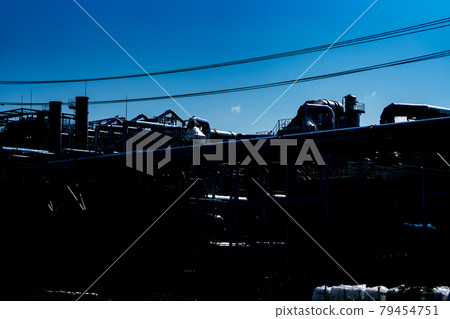 Tokyo Sewerage Bureau Eastern Sludge Plant Factory Pipe Chimney Steam Tokyo Chiba Arakawa Riverbed Tokyo Sewerage Bureau Eastern Sludge Plant Factory Pipe Chimney Steam Tokyo Chiba Arakawa Riverbed 79454751