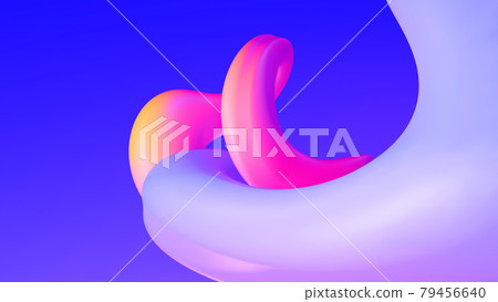 Motion wave curve abstract 3D rendering background - Stock Illustration ...