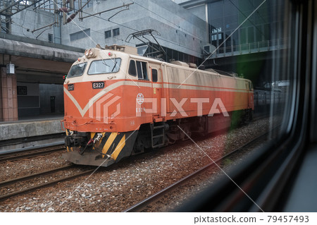 花蓮火車站的老舊火車頭 79457493