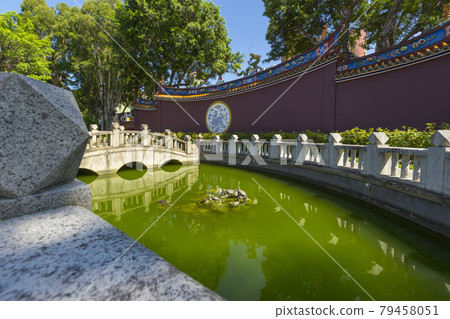 Beautiful Taipei Confucius Temple and blue sky in Taipei, Taiwan. Beautiful Taipei Confucius Temple and blue sky in Taipei, Taiwan. 79458051