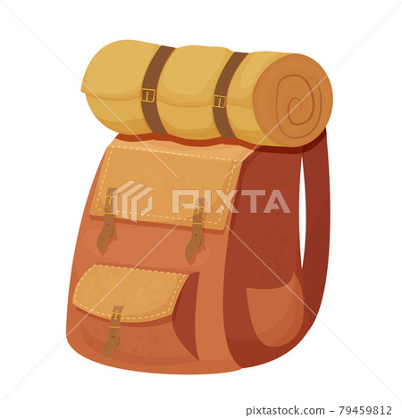 Backpack, sleeping bag and compass Stock Photo by ©penywise 2129287