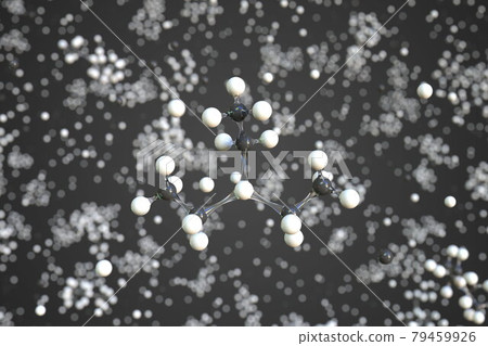 Triethylaluminium molecule, conceptual molecular model. Chemical 3d rendering Triethylaluminium molecule, conceptual molecular model. Chemical 3d rendering 79459926