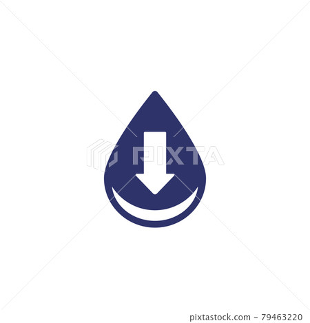 low water level icon, vector sign - Stock Illustration [79463220] - PIXTA