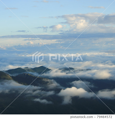 Fogy summer morning in Entlebuch, Lucerne Canton. Fogy summer morning in Entlebuch, Lucerne Canton. 79464572