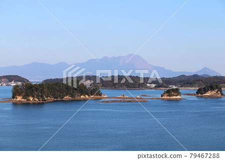 可以看到雲仙的天草松島風景 79467288