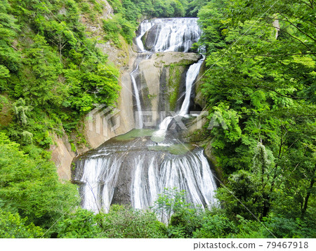 Japan's Three Famous Waterfalls Fukuroda Falls (Fukuroda, Daigo-cho, Kuji-gun, Ibaraki Prefecture) Early summer 79467918