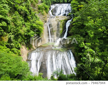 日本三大名瀑 袋田瀑布(茨城縣久治郡大悟町袋田) 初夏 日本三大名瀑 袋田瀑布(茨城縣久治郡大悟町袋田) 初夏 79467944