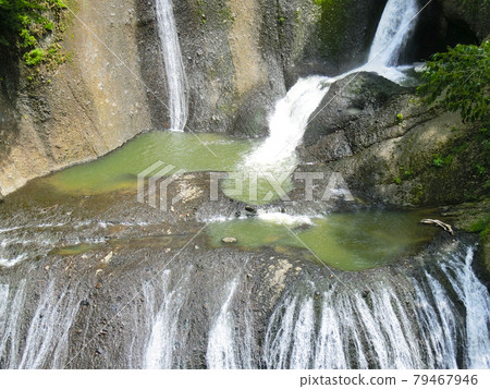 Japan's Three Famous Waterfalls Fukuroda Falls (Fukuroda, Daigo-cho, Kuji-gun, Ibaraki Prefecture) Early summer Japan's Three Famous Waterfalls Fukuroda Falls (Fukuroda, Daigo-cho, Kuji-gun, Ibaraki Prefecture) Early summer 79467946