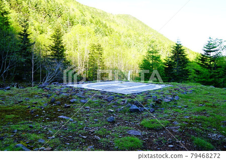 Yatsugatake Heliport on Akadake mineral spring 79468272