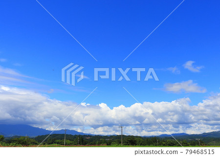 Early summer sky and mountains Early summer sky and mountains 79468515