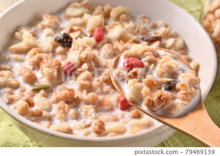 Healthy breakfast, Fruit granola Healthy breakfast, Fruit granola 79469139