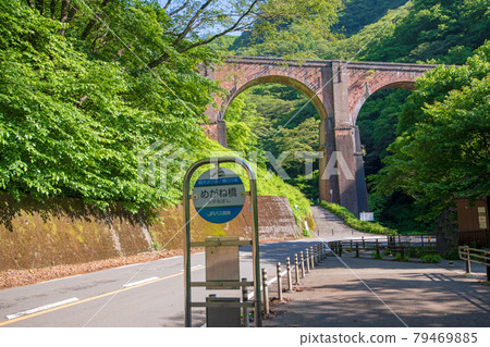 Megane Bridge Usui Third Bridge Early Summer Scenery 79469885