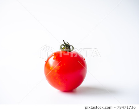 Mini tomatoes with water drops 79471736