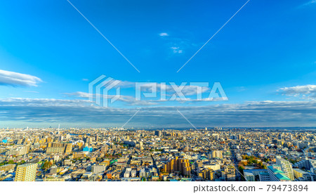 城市景觀，千葉縣，浦安，往船橋方向 79473894