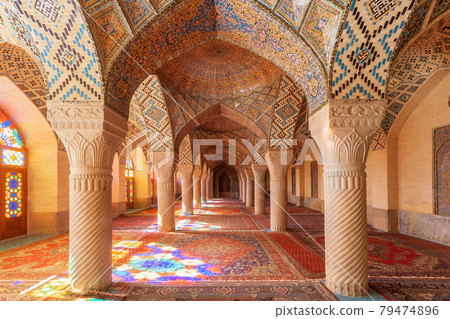 Pink Mosque or Nasir al-Mulk (al -Molk) Mosque, or Masjed-e Naseer ol Molk is traditional mosque in Shiraz 79474896