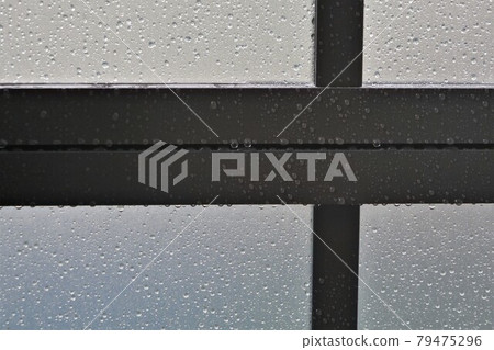 Downpour rain window glass panel 79475296