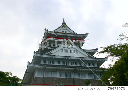 熱海城 靜岡縣熱海市 照片素材 圖片 圖庫