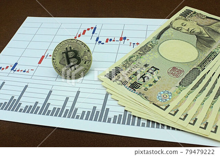 [Thumbnails of articles about virtual currency, Bitcoin, investment, etc.] Bitcoin and 10,000 yen bills 79479222