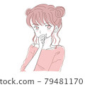 Dumpling hair ladies 79481170
