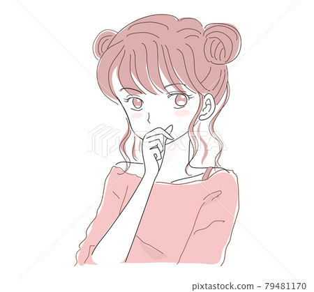 餃子頭髮女士 餃子頭髮女士 79481170