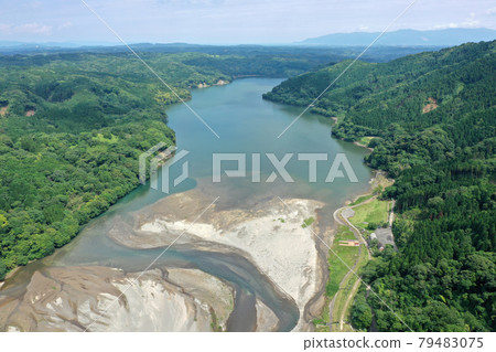 鳥瞰大隅湖全貌 鳥瞰大隅湖全貌 79483075