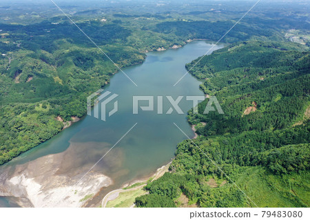 鳥瞰大隅湖全貌 79483080