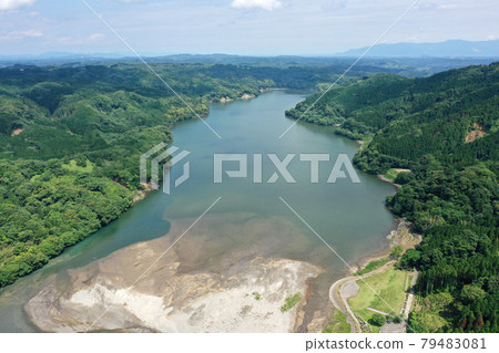 鳥瞰大隅湖全貌 79483081