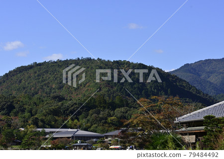 Sagano Arashiyama Ogurayama and Katsura River (Oigawa River) 79484492