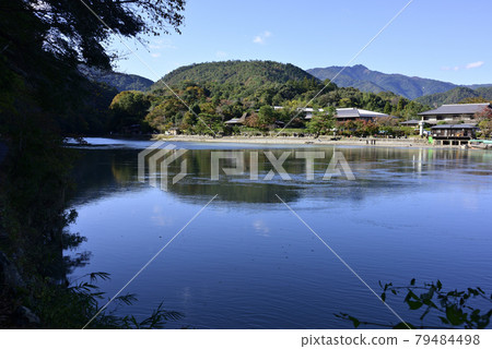 Sagano Arashiyama Ogurayama and Katsura River (Oigawa River) 79484498