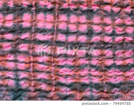 geometric ornament on stitched batik cloth 79484788