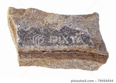 raw polymictic sandstone stone on white raw polymictic sandstone stone on white 79484844