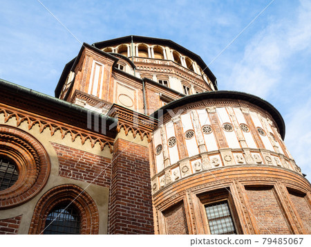 Bramante dome of Church Santa Maria delle Grazie Bramante dome of Church Santa Maria delle Grazie 79485067