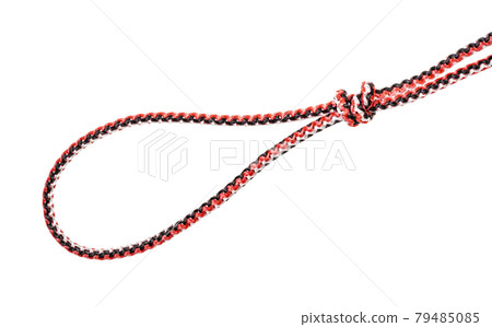 fisherman's loop knot tied on synthetic rope 79485085