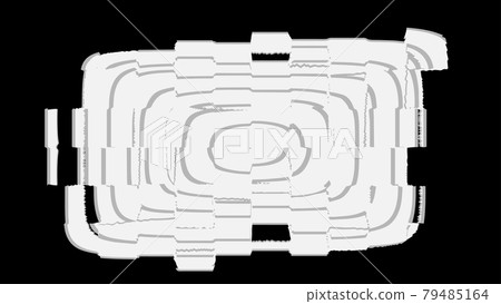 Grunge glitch design element, black and white vector illustration. Grunge glitch design element, black and white vector illustration. 79485164