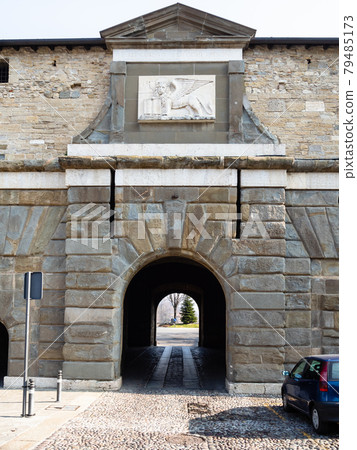 street Largo di Porta s Alessandro in Bergamo street Largo di Porta s Alessandro in Bergamo 79485173