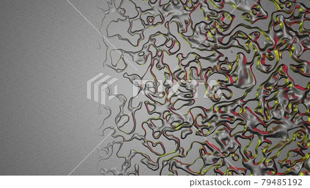 Relief gray metal surface with copy space. 3D rendering background. 79485192