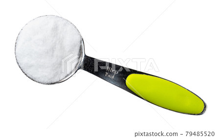 dextrose sugar in measuring spoon cutout dextrose sugar in measuring spoon cutout 79485520