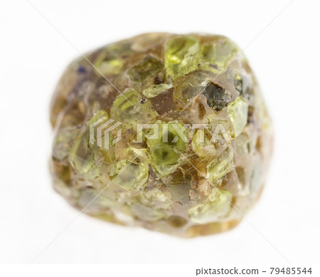 polished Peridot (chrysolite, olivine) in stone 79485544